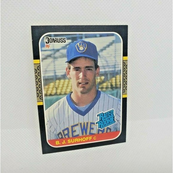 Donruss 87 BJ Surhoff, Ted Higuera, Mike Birkbeck & Ted Higuera Baseball Cards - Picture 8 of 11